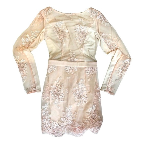 House of CB Dresses & Skirts - HOUSE OF CB Sheer Embellished Mini Dress Small